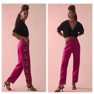 Farm Rio Pink Carrot Pants Size M